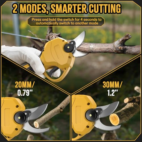2 IN 1 Electric Pruning Shears with Pole for Dewalt 20V Max Battery