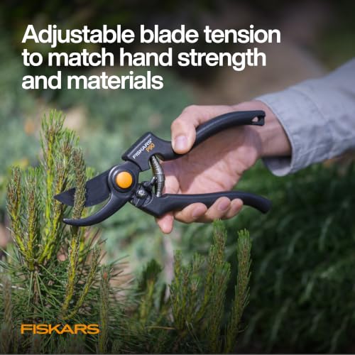 Fiskars Professional Bypass Pruning Shears, Garden Tools, 1" Cut Capacity - style: Professional Bypass