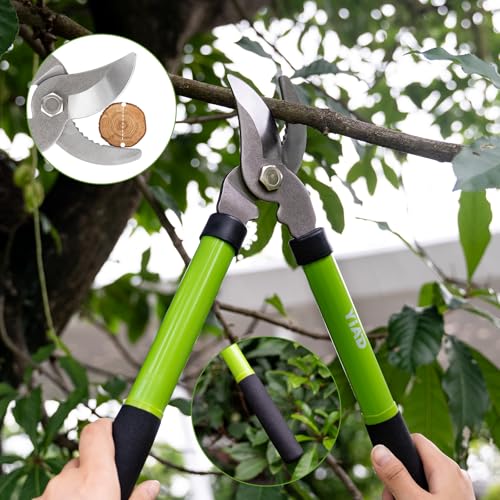 YIAD High Carbon Steel Pruning Shears Loppers Set, Bypass Garden Clipper - style: Traditional