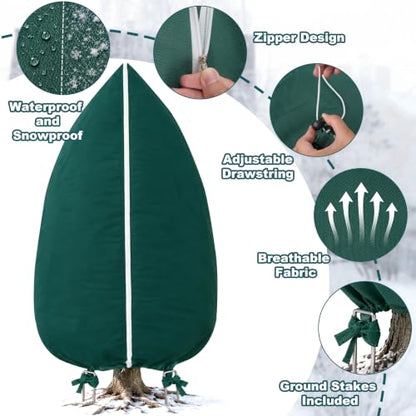 Plant Freeze Protection Covers for Winter Plants Gardens Frost, Sun, Pests - size: 2 96×96in