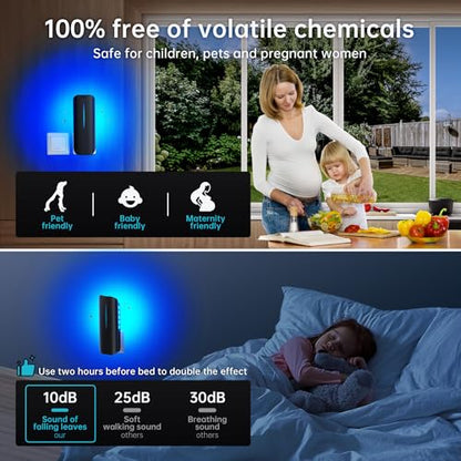 BURLAN Flying Insect Trap, Plug-in Fruit Fly Trap Indoor 9W Night UV Light - color: 1PC-Black