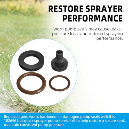182656 Backpack Sprayer Gasket Repair Kit Compatible with Smith 4 Gallon