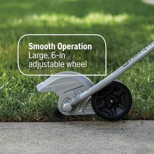 Husqvarna 330iKE Combi Switch + Lawn Edger Attachment, Electric Edger with Battery and Charger Included, 970701202