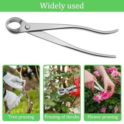 Bonsai Tools Kit, Stainless Steel Bonsai Tree Kit with Handle(Style 1) - size: Style 1