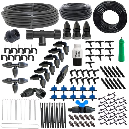 Drip Depot Drip Irrigation Kit for Raised Bed Gardening - Basic - 2 Raised Beds - size: Basic - 2 Raised Beds