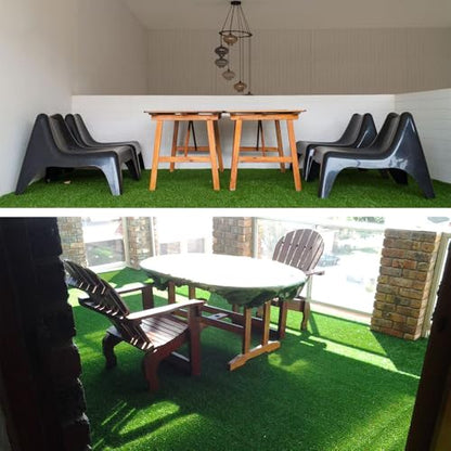 Artificial Grass Turf 1.38" Custom Sizes,1FTx20FT Realistic Synthetic Grass Mat Lawn,Astroturf Faux Indoor Outdoor Landscape for Patio, Garden, Yard, Balcony - size: 1x20FT