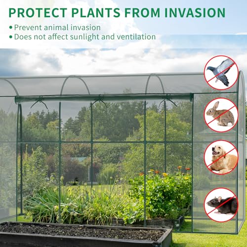 SUNYRISY Garden Plant Netting Crop Cage for Garden Raised Bed