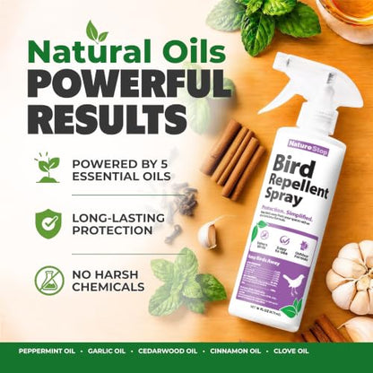 NatureStop Bird Repellent Spray (16oz)