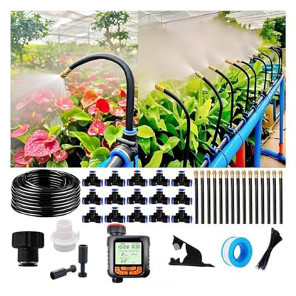 360° Adjustable Drip Irrigation System for Garden,Automatic Watering System - size: 65 FT