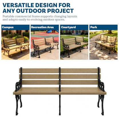 Georgetown Benches, Cedar, 72" L x 22" W x 30" H - color: Cedar
