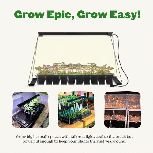 Epic Gardening Seed Starting Grow Light - Full-Spectrum LED - Small - size: Small
