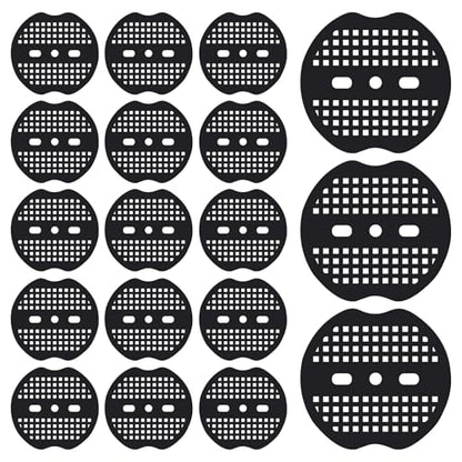 250 Pcs Landscape Staple Gasket Garden Landscape Staples Washer Pad Yard Pins Pad for Outdoor Weed Barrier Fabric Yard Tent (Black)
