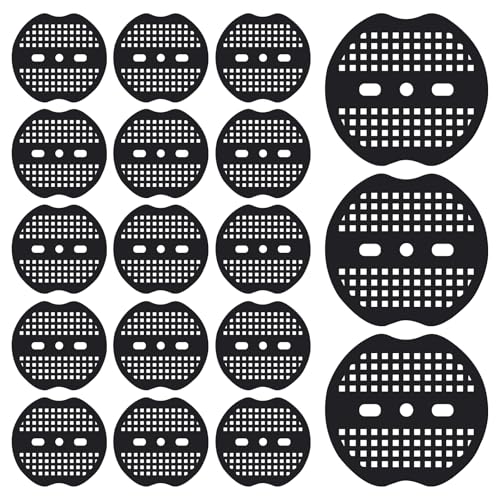 250 Pcs Landscape Staple Gasket Garden Landscape Staples Washer Pad Yard Pins Pad for Outdoor Weed Barrier Fabric Yard Tent (Black)