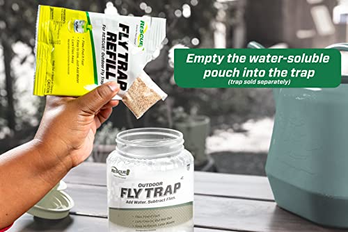 RESCUE! Reusable Fly Trap Bait Refill – Outdoor Use - style: Refill