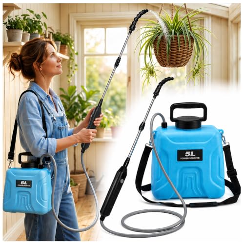 High Reach Plant Waterer with Spray Can Electric Water Sprayer