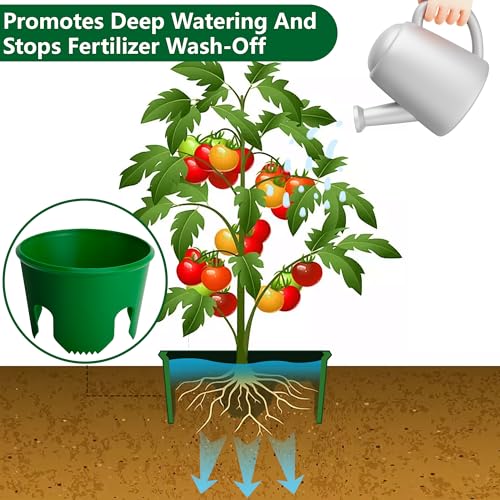 EBaokuup 6 Pcs 7 Inch Planting Grow Rings-Planting Protective Round Edging to Separate Rock and Pest-Planting Rings for Vegetables, Herbs and Flowers - color: 7 Inch