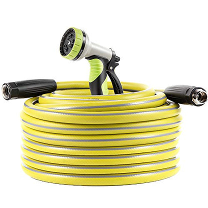 Garden Hose 100 ft Heavy Duty - Flexible Water Hose - size: 100FT
