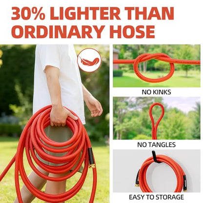 SPECILITE 3/4" x 15FT Female to Female Hot/Cold Leader Garden Water Hose - size: 15FT 3/4" ID Female to Female