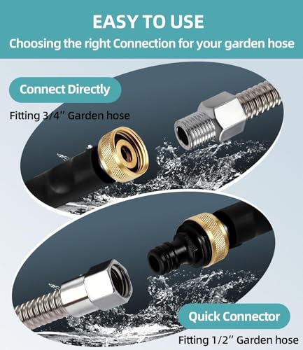 Jet Nozzle High Pressure Hose Nozzle, 18” Hydro Jet Water Hose Nozzle - color: Blue, size: 18inch