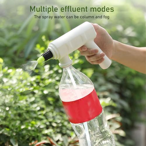 Electric Plant Sprayer Spout Battery Powered USB Rechargeable Handheld Automatic Watering Sprayer with Spray Bar (A)