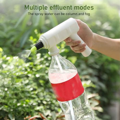 Electric Plant Sprayer Spout Battery Powered USB Rechargeable Handheld Automatic Watering Sprayer with Spray Bar (A)