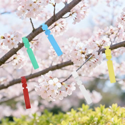 KINGLAKE 500 Pcs White Plastic Plant Tree Tags Nursery Garden Lables 2x20cm Wrap Around Hanging Tags Nursery Garden Stakes Large Writing Surface