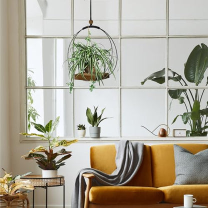Adnkwolivt Hanging Planter for Indoor Plants - Outdoor Plant Hanger, Mid Century Metal Plant Hanger, Indoor Conner Ceiling, Gift for Mom, Plant Lovers, Housewarming - size: 1 Pack