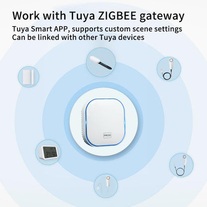 Smart Soil Moisture Meter: Zigbee Soil Moisture Sensor with App Control, Historical Record, Soil Tester with Moisture/Temperature Sensor, Tuya Zigbee Hub Required, Soil Meter for Garden, Plants