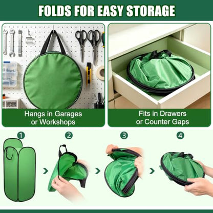 Leaf Bag Holder Stand with Extended Chute for 30 Gallon Lawn Waste Bags