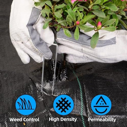 LAVEVE Heavy Duty Weed Barrier Landscape Fabric 3FT x 300FT - size: 3FT×300FT