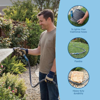 Orbit ExoJacket Fabric Garden Hose, 100 ft x 5/8 in - 33180 - size: 100 Ft, style: ExoJacket
