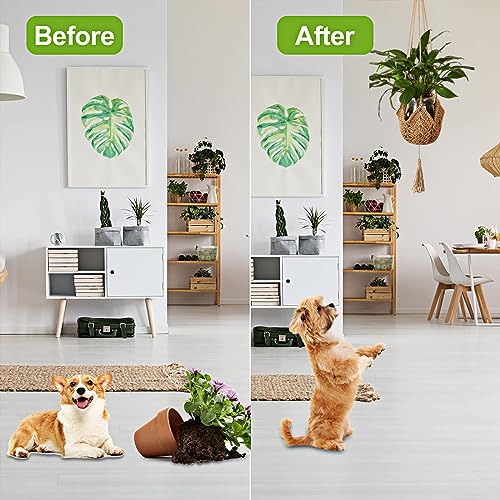 Macrame Plant Hangers Jute Crochet Plant Hanger Indoor with 2 Hooks Hanging Planter Basket Flower Pots Holder for Boho Home Décor 2Pcs