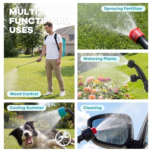 3.17 Gallon Battery Powered Backpack Sprayer, 18V 2Ah Battery - size: 3.17 Gal