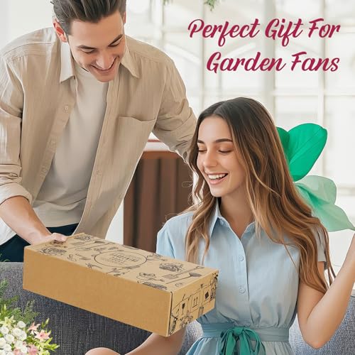 Housolution Gardening Tools Set, 10PCS Gardening Gifts for Women, Pink - color: Pink