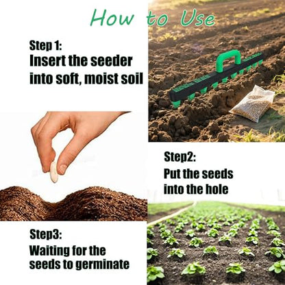 Seed Spreader Tool - Adjustable Detachable Seed Spacer, Seed Planter Tool