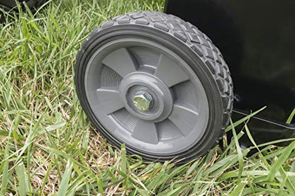 Agri-Fab 45-0544 40 inch Tow Behind Spike Aerator for Aerating Lawns; 10 Galvanized Steel Spike Disks, Universal Hitch, Black
