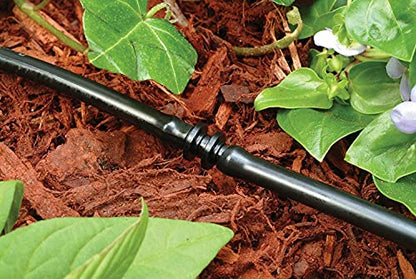 80 Pack Drip Irrigation 1/4” Barbed Coupling Fittings, Barbed Connectors Fits Universal 1/4-Inch Drip Tubing, Irrigation Coupler for Drip or Sprinkler System - color: 80P Coupling