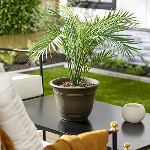 The HC Companies SRA10001P02 Sierra 10 Inch Self-Watering Planter