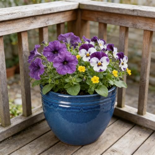 Large Ceramic Planter Pot for Indoor Outdoor Plants Flowers