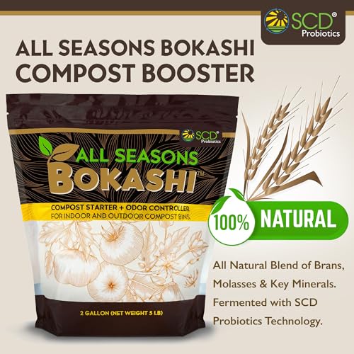 SCD Probiotics Bokashi Compost Starter, Accelerator, Odor Reducer - 15 lb - size: 15 lb