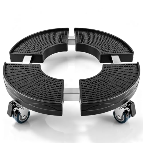 Expandable Plant Caddy with Lockable Wheels