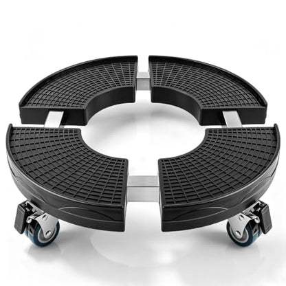 Expandable Plant Caddy with Lockable Wheels