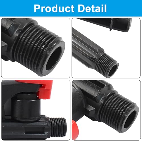 Pump Action Pressure Sprayer, Backpack Sprayer Parts Trigger Sprayer Handle Compatible with 0.7 Inch Threads, Pump Sprayer Wand Replacement for Garden, Agriculture, Orchard, Forestry Home - size: 1 Pcs
