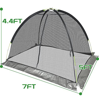 Pond Cover Dome Net 5x7ft for Outdoor Fish Koi Keeping Out Leaves