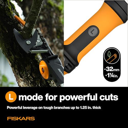 Fiskars 7-13 Ft DualAction Extendable Pole Pruner, Telescoping Tree Pruner - style: 7-13 ft DualAction