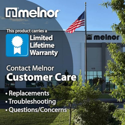 Melnor XT Metal 7-Pattern Hose Nozzle: Rear Trigger, Slip-Resistant Grip - size: Multi-Pattern, style: Heavyweight Rear Trigger