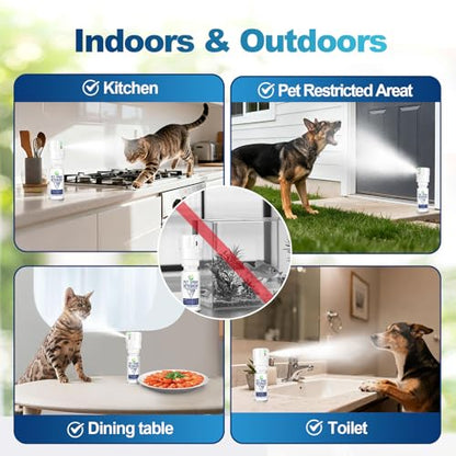 Cat Spray Deterrent, Motion Activated, [2 Pack] for Cat & Dog White - color: White-2 Pack