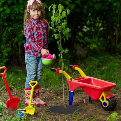 Macarrie 30 Pcs Weed Barrier Mat Tree Mulch Ring Fabric Cover, 16.5 Inch - size: 16.5 Inch