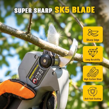 Brushless Electric Pruning Shears Cordless for DeWalt 20V Max Battery