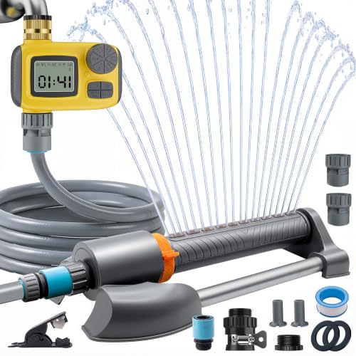 Automatic Sprinkler System with Smart Timer for Yard